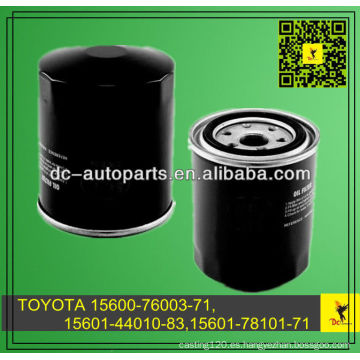 15600-76003-71,15601-44010-83,15601-78101-71 Para filtro de aceite TOYOTA Elevadores de horquilla con motor diesel Toyota 2J